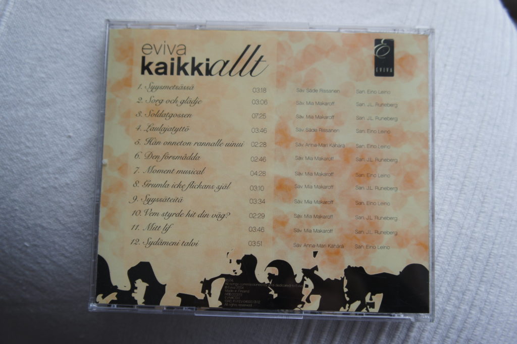 Evivas första skiva KaikkiAllt 2004.