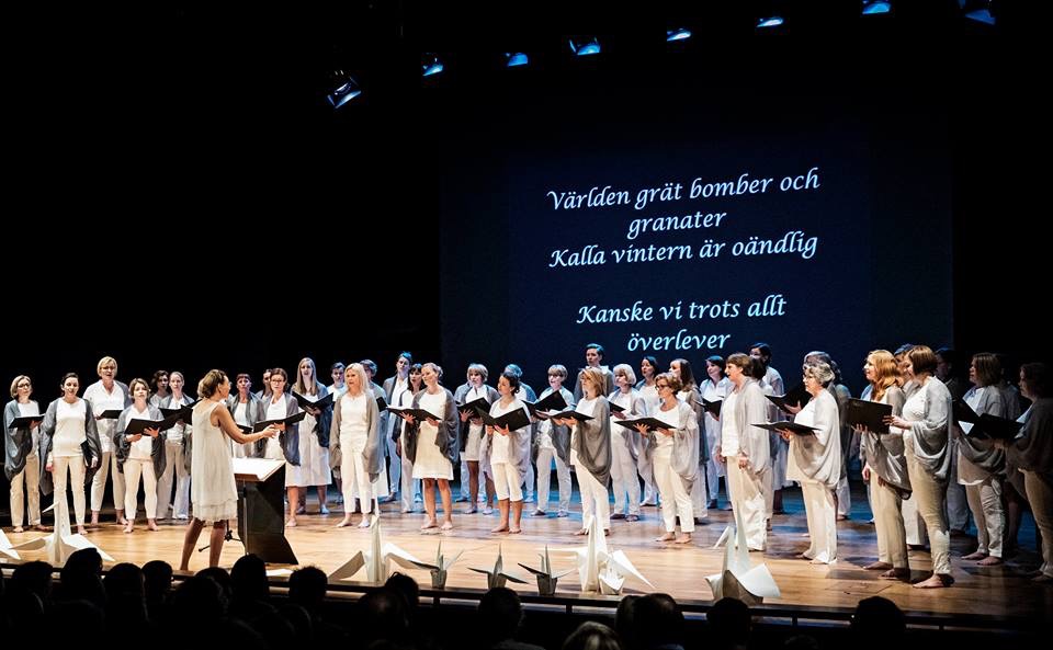Evivas 15-årsjubileum firades med konserten Da Pacem i Helsingfors konservatorium.