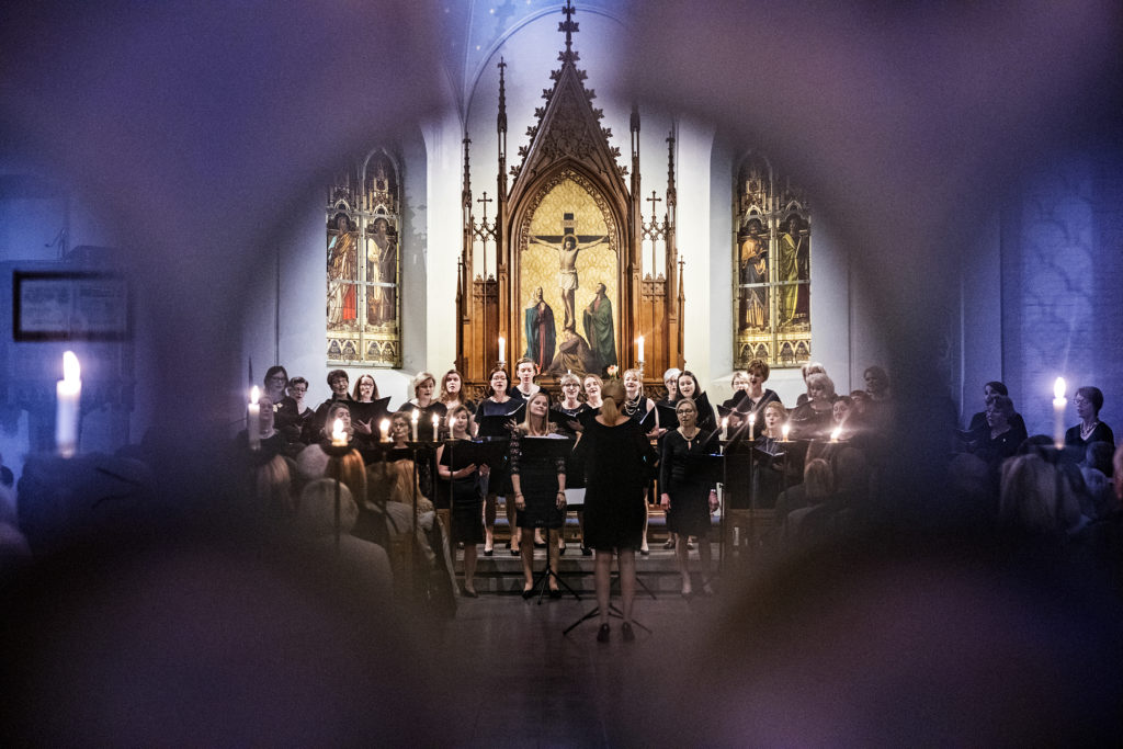 Julkonsert i Tyska kyrkan 2018. Foto: Cata Portin
